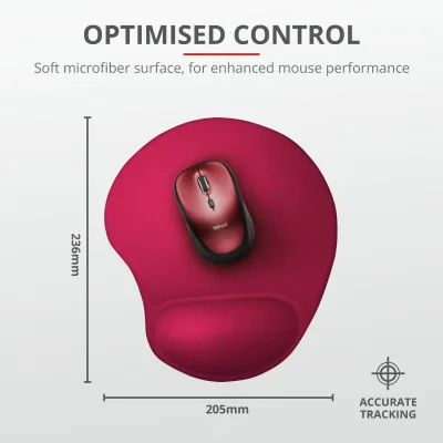 Mouse pad Trust BigFoot Mouse Pad, Small, red