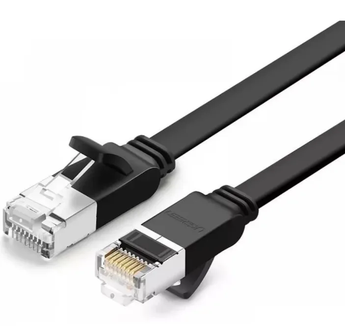 PATCH CORD UTP Ugreen Cat6, "NW101" fire din cupru, viteza maxima 1 Gbps, 5m, negru "50187" (timbru verde 0.18 lei) - 6957303851874