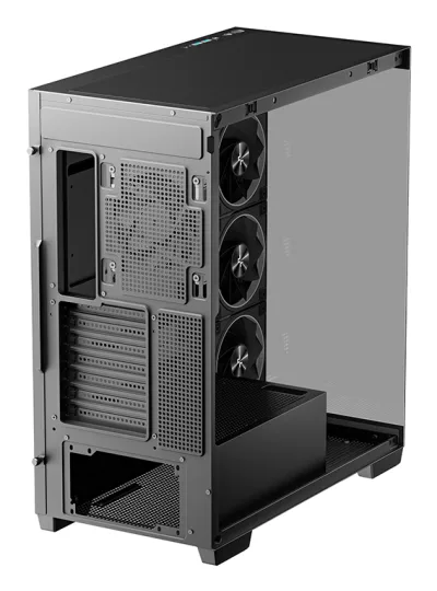 CARCASA gaming "CG580 4F V2", middle tower, ATX, fara sursa, sticla securizata, suporta 8xfan, inclus 4xfanx120mm, ARGB, negru, PSU shroud,7 sloturi expansiune, USB-C x 1, USB 3.0 x 2, audio+mic, "R-CG580-BKADA4-G-2" (timbru verde 0.32lei)
