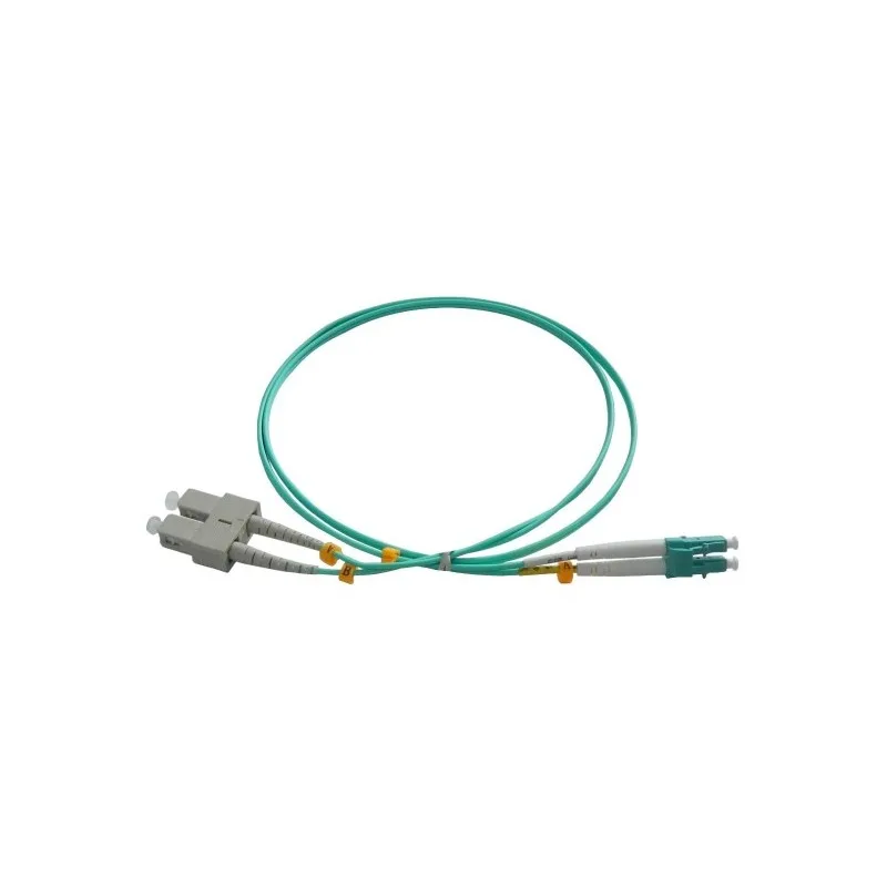 Patchcord FO SC/PC-LC/PC, MM OM3 50/125, manta LSZH 2.0mm, duplex 20m, "SC-LC-MM3/DX-20" (timbru verde 0.8 lei)