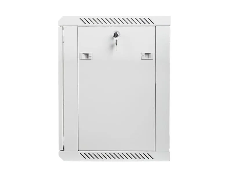 Dulap rack 19" perete 12U / 600x450 (flat pack) cu ușă din sticlă, gri  V2