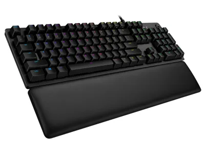 LOGITECH G513 CARBON LIGHTSYNC RGB Mechanical Gaming Keyboard, GX Brown-CARBON-US INTL-USB-INTNL-TACTILE (timbru verde 0.8 lei)