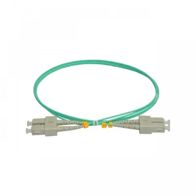 Patchcord FO SC/PC-SC/PC, MM OM3 50/125, manta LSZH 2.0mm, duplex 5m, "SC-SC-MM3/DX-5" (timbru verde 0.08 lei)