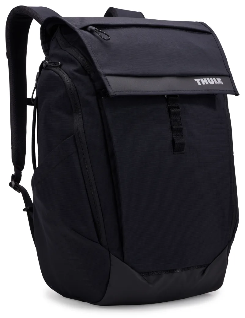 RUCSAC THULE, pt. notebook de max. 15.6 - 17 inch, 1 compartiment, buzunar frontal x 2 | buzunar lateral x 2 | buzunar dorsal x 2, waterproof, nylon, negru, "PARABP3216BLACK" / 3205014