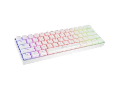 Tastatura Mecanica Gaming Genesis Thor 660 G2, RGB, Wireless, Alb