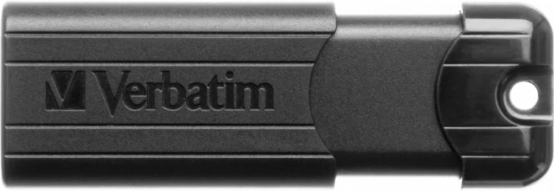 MEMORIE USB VERBATIM PINSTRIPE 64GB NEGRU USB 3.0 "49318" (TIMBRU VERDE 0.03 LEI)