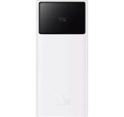 POWER BANK Baseus EnerFill FP41, 30000mAh, 22.5W, display, 1 x USB, 1 x USB Type-C, cablu inclus USB la USB Type-C 0.3m, alb, "E0027K01" (timbru verde 0.98 lei) - 6932172691196