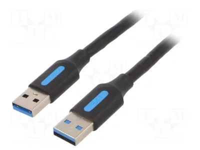 Cablu USB pt. imprimanta Vention, USB 3.0 A (T) la USB (T), 2m, negru "CONBH" - 6922794748835