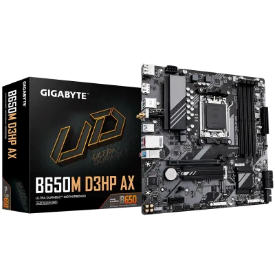 Placa de baza Gigabyte B650M D3HP AX, Socket AM5, DDR5, Micro-ATX