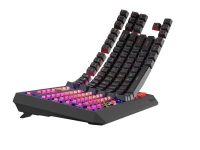 Tastatura Mecanica Gaming Genesis Thor 230 TKL, RGB, Wireless, Negru