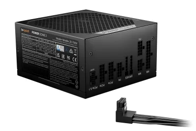 SURSA be quiet "Power Zone 2", 750W,  certificare 80 Plus Platinum, LLC, SR, DC to DC, modular,  fan 140mm Pure Wings 3, negru, "BP006EU" (timbru verde 4 lei)