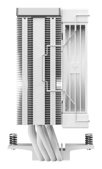 COOLER DeepCool "AK400 G2 WH" skt. Intel si AMD, racire cu aer, vent. 120mm, 2200 rpm, 4 heatpipies, inaltime 156mm, top cover lemn, alb,"R-AK400G2-WHNNMN-GJD"  (timbru verde 0.8 lei)