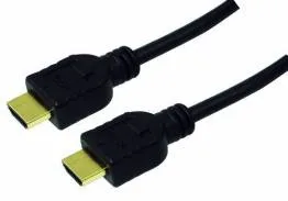 CABLU video LOGILINK, HDMI (T) la HDMI (T), 20m, conectori auriti, rezolutie maxima 4K UHD (3840 x 2160) la 30 Hz, HDMI 1.4, 2xecranaj, negru, "CH0055" (timbru verde 2.00 lei)
