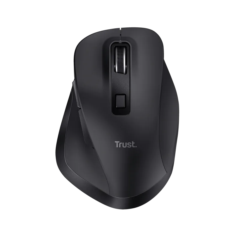 Mouse Wireless TRUST Fyda, 2400 dpi, Negru