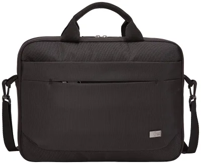 GEANTA CASE LOGIC, pt. notebook de max. 14 inch, 1 compartiment, buzunar frontal x 2, waterproof, poliester, negru, "ADVA-114 BLACK"/3203986