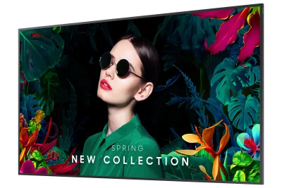 MONITOARE Samsung - signage 65",UHD,24/7,500nit,VA,8ms,1xDP1.2,3xHDMI2.0,HDCP2.2,2xUSB2.0,1xLAN,1xRS232C,1xIR,Mini Jack,RS232C out,boxe 2x10W, 400x400 "LH65QMCEBGCXEN" (timbru verde 15 lei)