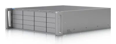 Ubiquiti 3U NVR with (16) 2.5/3.5" drive bays, supporting up to (70) 4K cameras or (210) Full HD cameras "ENVR-EU" (timbru verde 2 lei)