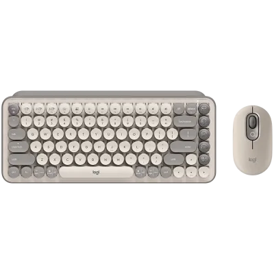 LOGITECH POP ICON COMBO - GRAPHITE - US INTL - BT  - INTNL-973 "920-013140" (timbru verde 0.8 lei)