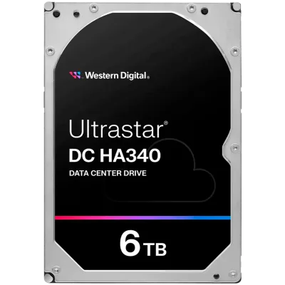 HDD Server WD Ultrastar DC HA340 6TB 512e SE, 3.5"", 256MB, 7200 RPM, SATA, SKU: 0B47077 "WUS721206BLE6L4"