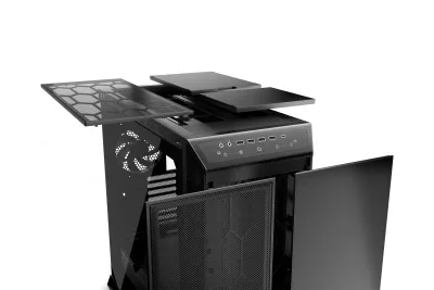 CARCASA be quiet! "DARK BASE PRO 901", Tower, ATX, fara sursa, 4xfan, USB 3.2 gen 2, USB Type-C x 1, audio, mic, PSU shroud, 8 sloturi expansiune, iluminare ARGB, negru, "BGW50" (timbru verde 0.4lei)