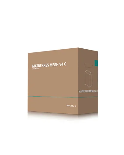 CARCASA DeepCool "MATREXX55", middle tower,gaming, fara sursa,suporta 8xfan,4xfan inclus, USB 3.1 gen1 x 1, USB-C, audio+mic,7 sloturi expansiune,negru "R-MATREXX55-BCAGA4-G-4" (timbru verde 0.32lei)