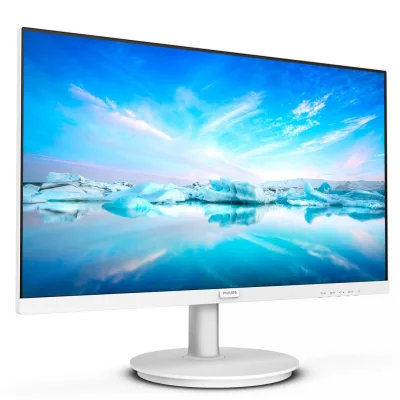 Monitor Consumer Philips 241V8AW/00, 23.8", 1920 x 1080 pixeli, White, 3 ani Garantie