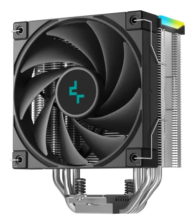 COOLER DeepCool "AK400 DIGITAL SE", combatibil skt. Intel si AMD, racire cu aer, ventilator 120mm, 500 - 1850 rpm, 4x6 mm heatpipes, inaltime 152mm, negru,"R-AK400-BKADMN-GJD"  (timbru verde 0.8 lei)