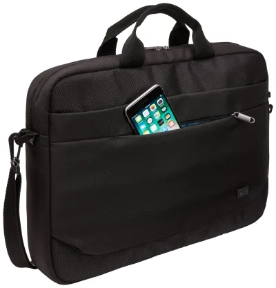 GEANTA CASE LOGIC, pt. notebook de max. 15.6 inch, 1 compartiment, buzunar frontal x 2, waterproof, poliester, albastru, "ADVA-116 DARK BLUE"/3203989
