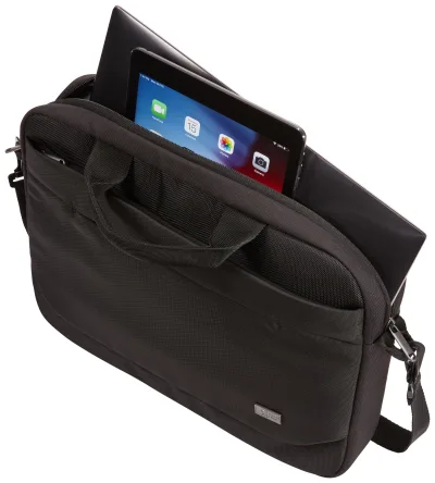 GEANTA CASE LOGIC, pt. notebook de max. 14 inch, 1 compartiment, buzunar frontal x 2, waterproof, poliester, albastru, "ADVA-114 DARK BLUE"/3203987