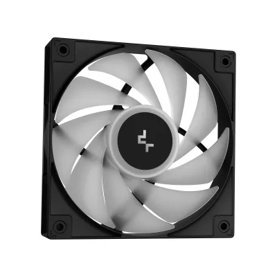 COOLER DeepCool "LE240 V2", skt. LGA1851, LGA 1700, AM4, AM5, racire cu lichid, 2 x 120mm, 500 - 2100 RPM, RGB adresabil, negru "R-LE240-BKAMMC-G-2" (timbru verde 2.00 lei)