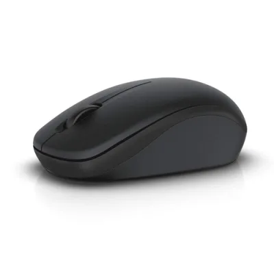 MOUSE DELL, "WM126", PC sau NB, wireless, 2.4GHz, optic, 1000 dpi, butoane/scroll 3/1, , negru, "570-AAMH-05" (timbru verde 0.18 lei)