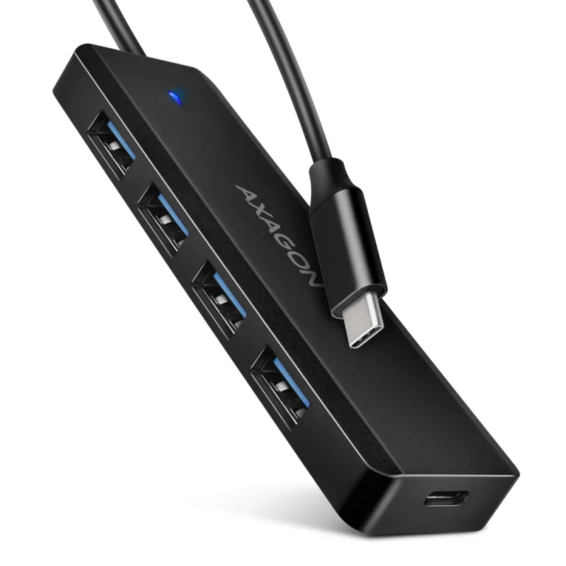 Hub USB AXAGON USB-C 5Gbps TRAVEL  "HUE-C1C" (timbru verde 0.18 lei)