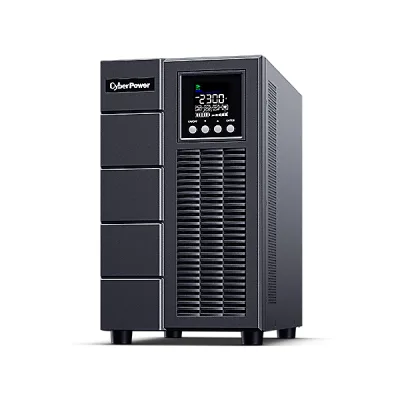 UPS CYBER POWER Online dubla conversie cu Sinusoida Pura, tower, 3000VA/2700W LCD PFC compatible, 2xIEC + 4xSchuko,  Green Power SNMP Slot, "OLS3000EA-DE" (timbru verde 40 lei)