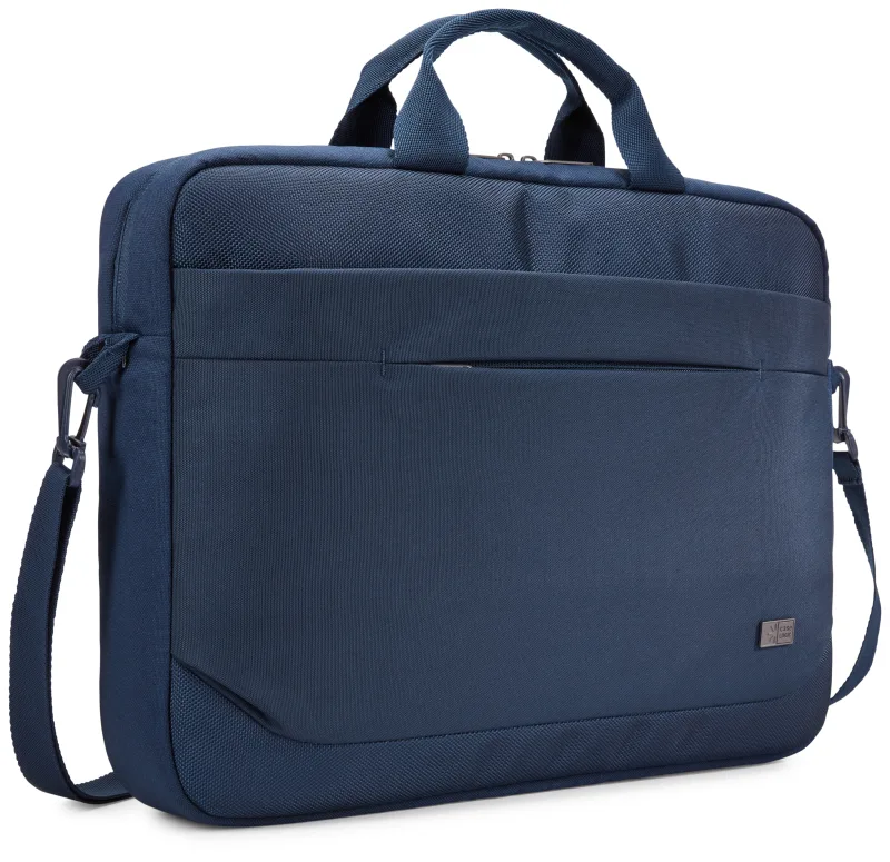 GEANTA CASE LOGIC, pt. notebook de max. 15.6 inch, 1 compartiment, buzunar frontal x 2, waterproof, poliester, albastru, "ADVA-116 DARK BLUE"/3203989