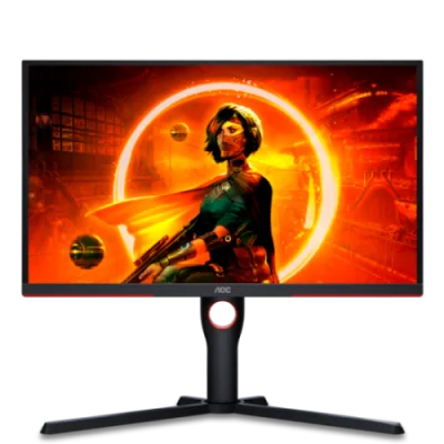 Monitor Gaming AOC 25G3ZM/BK, 24.5", 1920 x 1080 pixeli, Black, Red, 3 ani Garantie