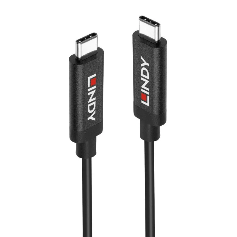 Cablu Lindy LY-43348, Active USB 3.2 Gen 2 C/C, 3m, negru
