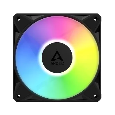 Set 3 ventilatoare Arctic "BioniX P12 A-RGB", 120mm, 450 - 3000 RPM, FDB, 76 cfm, 4-Pin PWM | 3-pin ARGB, negru, "ACFAN00337A" (timbru verde 0.54lei)