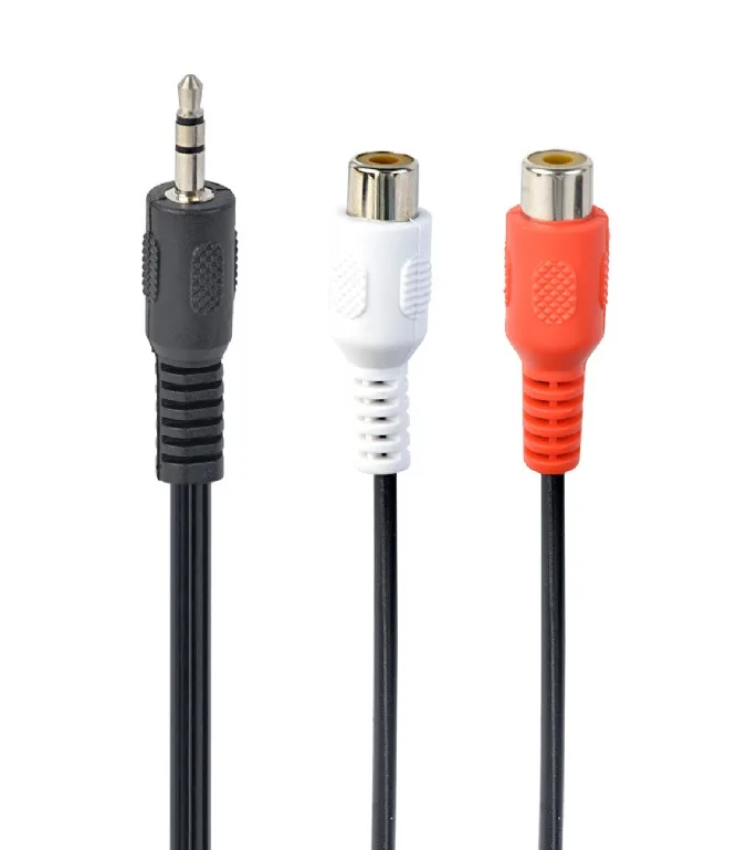 CABLU audio GEMBIRD Splitter (3.5 jack to 2 x stereo socket), 20cm "CCA-406" (timbru verde 0.08 lei)