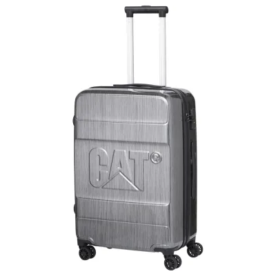 Troller CATERPILLAR Cargo Nested, 45x26x65 cm (Lxlxh), 74L, ABS - gri lucios "CAT-84039-95"
