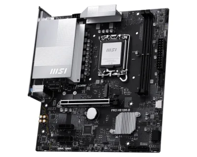 Placa de baza MSI PRO H810M-B, LGA1851, DDR5, mATX, Negru "PRO H810M-B"