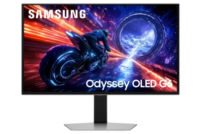 Monitor Samsung 27" LS27FG602SUXEN, Diagonal (inch): 27, Diagonal (cm): 68, Aspect ratio: 16:9, Panel: OLED, Resolution: 2560x1440, Refresh Rate: 500Hz, Response time GtG: 0.03ms, Brightness (max): 300 cd/m², Contrast (static) : 1M:1, Viewing angle:
