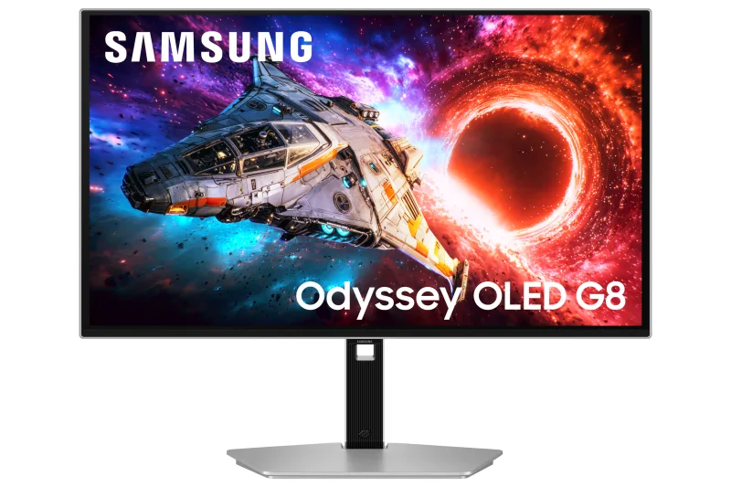 Monitor Samsung 27" LS27HG800SUXEN, Diagonal (inch): 27, Diagonal (cm): 68, Aspect ratio: 16:9, Panel: OLED, Resolution: 3840x2160, Refresh Rate: 240Hz, Response time GtG: 0.03ms, Brightness (max): 250 cd/m², Contrast (static) : 1.5M:1, Viewing angle: