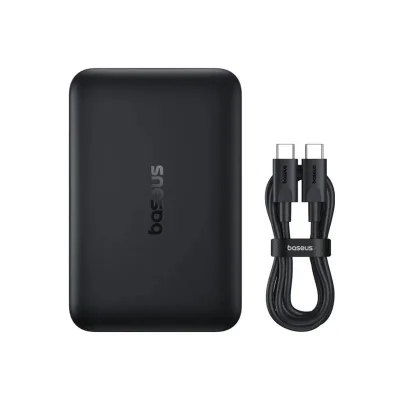 POWER BANK Baseus EnerFill FM11 Mini Magnetic Wireless, capacitate 10000mAh 22.5W, 1 x USB Type-C, negru "P1008210E123-00" (timbru verde 0.98 lei) - 6932172690434
