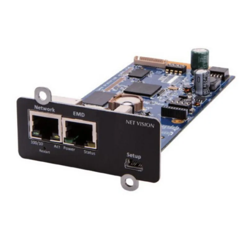 UPS- accesorii Socomec NET-VISION8CARD,Card retea management UPS , Pt seriile NETYS PR, NETYS RT, ITYS "NET-VISION8CARD"