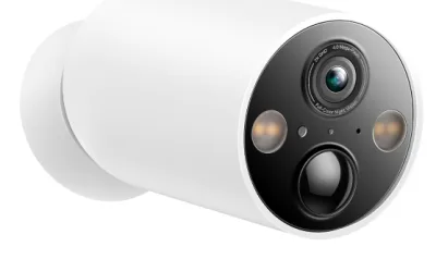 CAMERA IP Exterior cu acumulator TP-LINK,  IP66, dist. IR 15 m, tip lentila fixa 3.15 mm, 3 Mpx rezolutie 2K, wireless, microfon, carcasa plastic, necesita HUB, include 2 bucati, "Tapo C425(2-pack)" (timbru verde 0.8 lei)