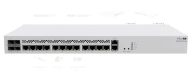 MIKROTIK, 16 Port Wired Router, CCR2116-12G-4S+, Procesor:2Ghz, 16 mb RAM, 128 mb NAND, Dimensiuni: 443 x 199 x 44 mm, interfata: 13 x 10/100/1000, 4 x SFP+, 1 x 10/100, 1 x Serial Console RJ45, 1 x M.2, consum maxim 83W, 4 ventilatoare.