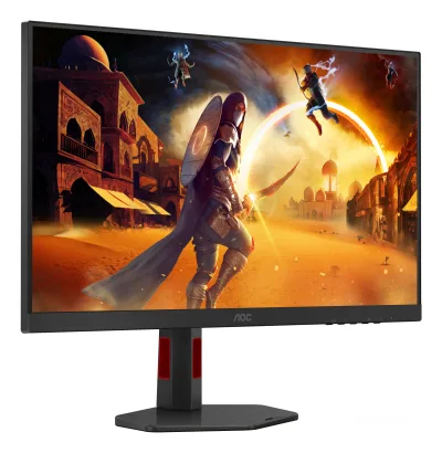 Monitor Gaming Fast IPS LED AOC 27" Q27G4ZR, QHD (2560 x 1440), HDMI, DisplayPort, Pivot, 160 Hz, 0.3 ms (Negru) "Q27G4ZR" (timbru verde 7 lei)