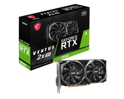 Placa video MSI GeForce RTX 3050, 8GB GDDR6, PCI Express 4.0, 128-bit