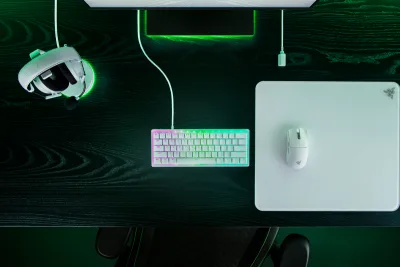 Tastatura Mecanica Gaming Razer Huntsman V3 Pro Tenkeyless, RGB, USB, Alb