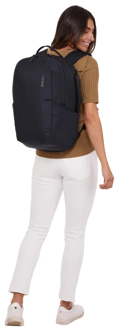 RUCSAC THULE Subterra, 27 l, pt. notebook de max. 15.6 inch, 1 compartiment, buzunar frontal | buzunar lateral x 2, waterproof, nylon, black, "TSLB417 BLACK" / 3205027